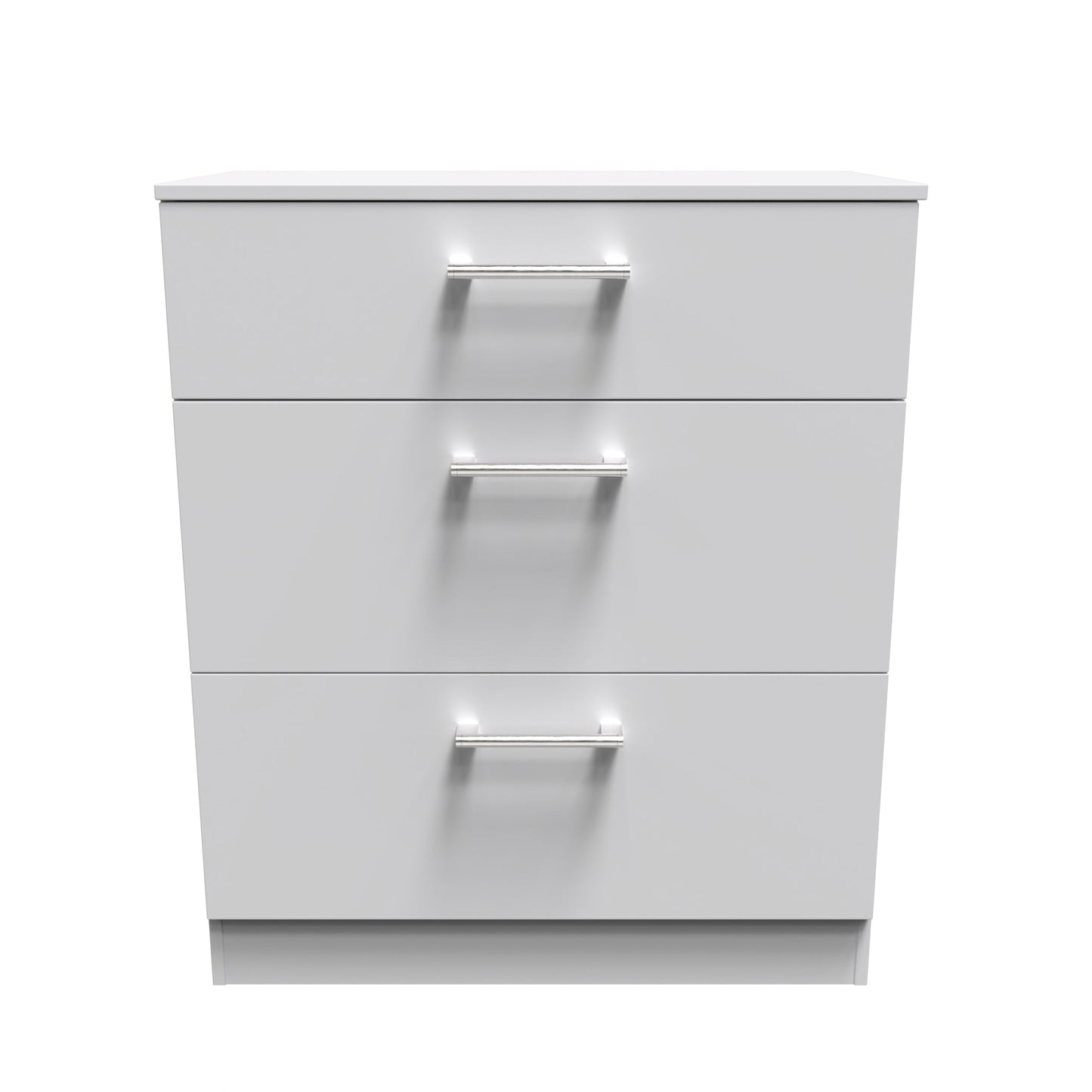 Devon Chest of Drawers Grey 3 Drawers 89cm