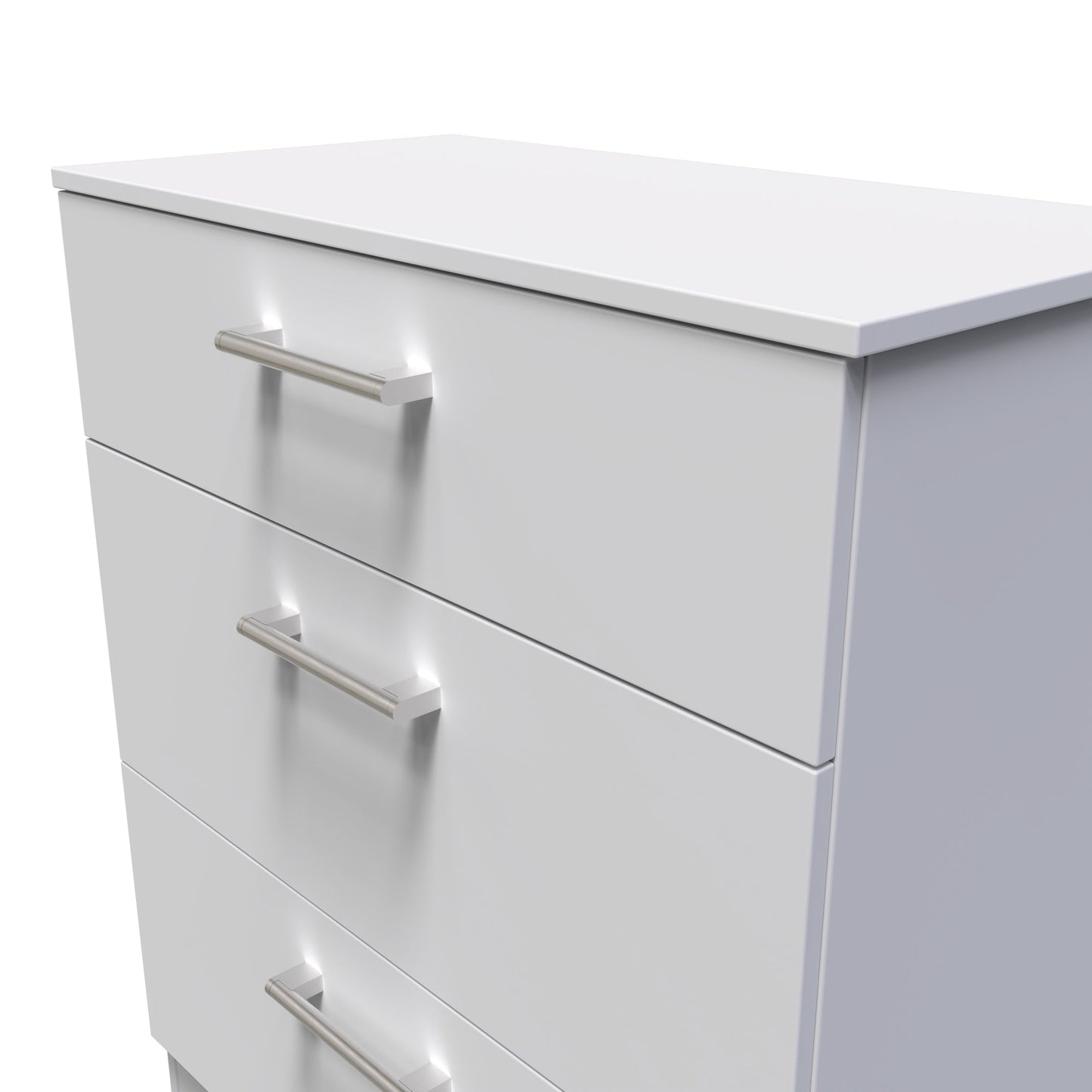 Devon Chest of Drawers Grey 3 Drawers 89cm
