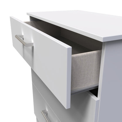 Devon Chest of Drawers Grey 3 Drawers 89cm