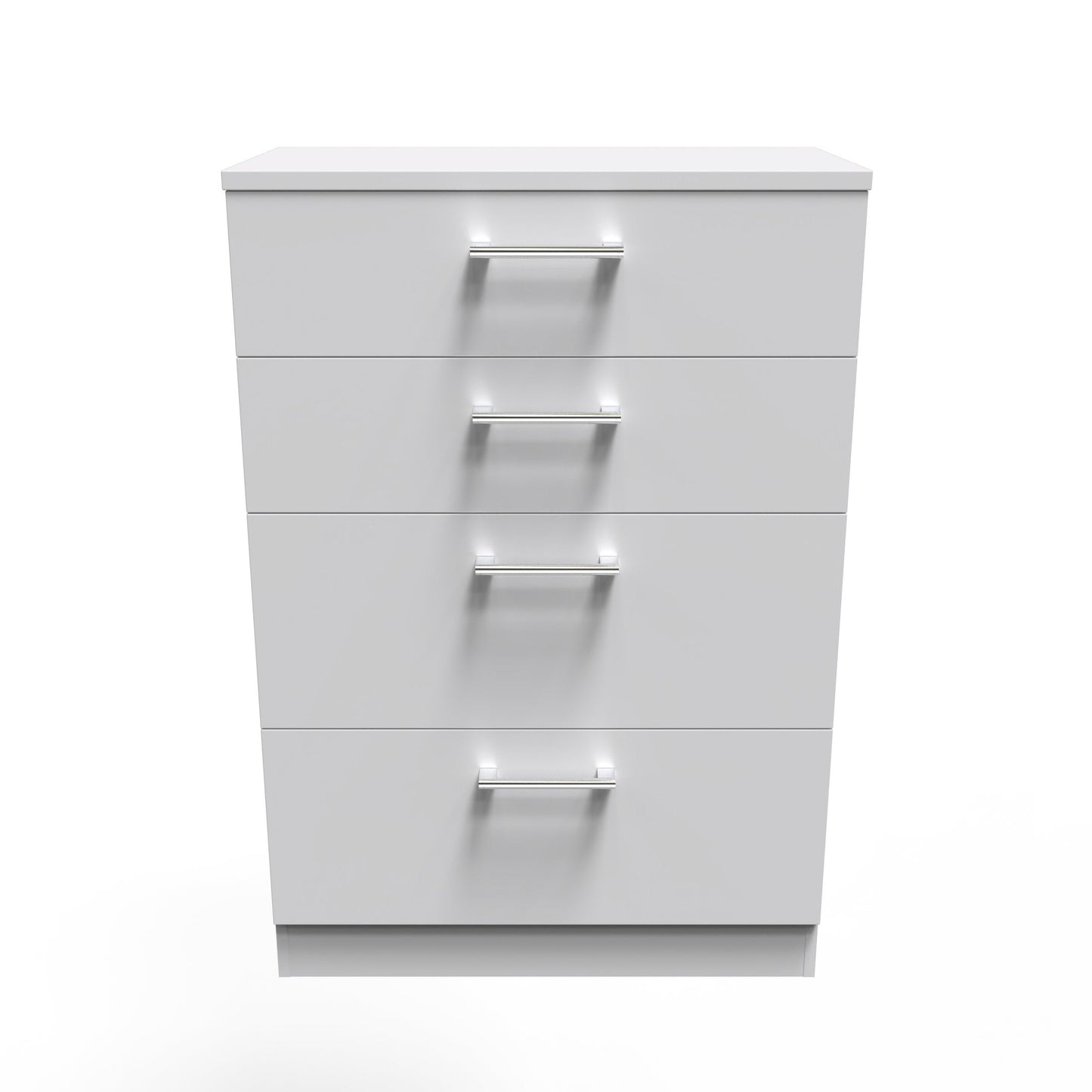 Devon Tall Chest of Drawers Grey 4 Drawers 108cm