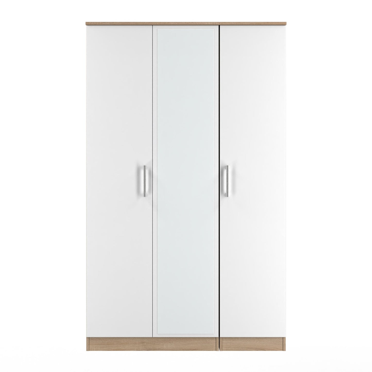 Devon Tall Wardrobe White & Oak 182cm