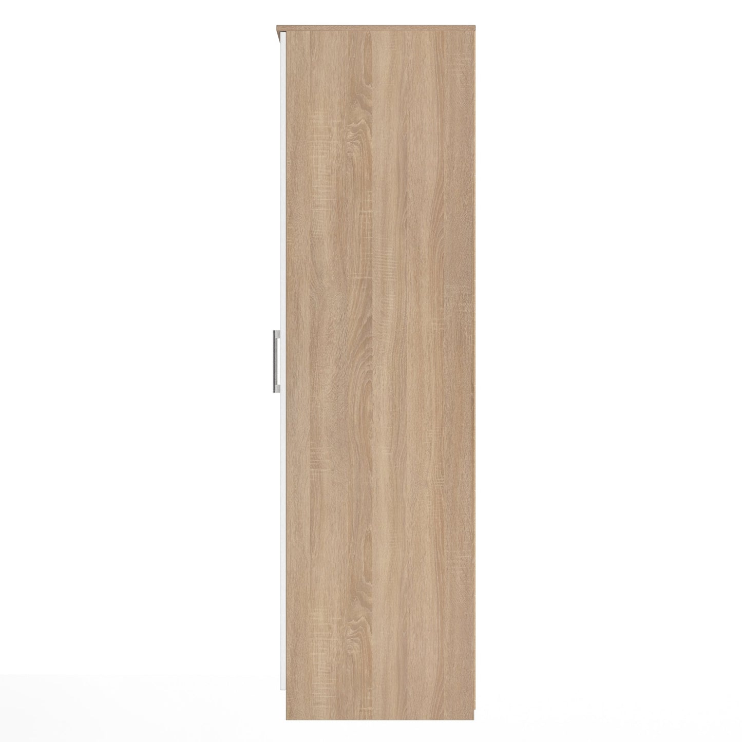 Devon Tall Wardrobe White & Oak 182cm