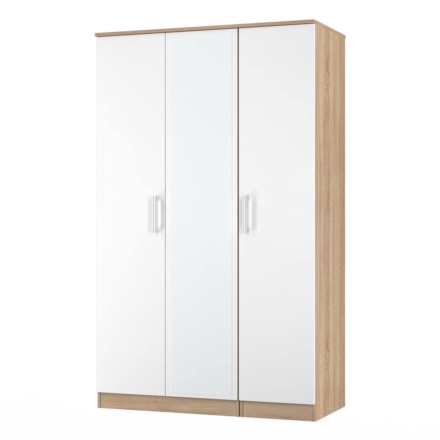 Devon Tall Wardrobe White & Oak 182cm