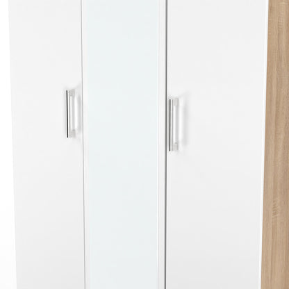 Devon Tall Wardrobe White & Oak 182cm