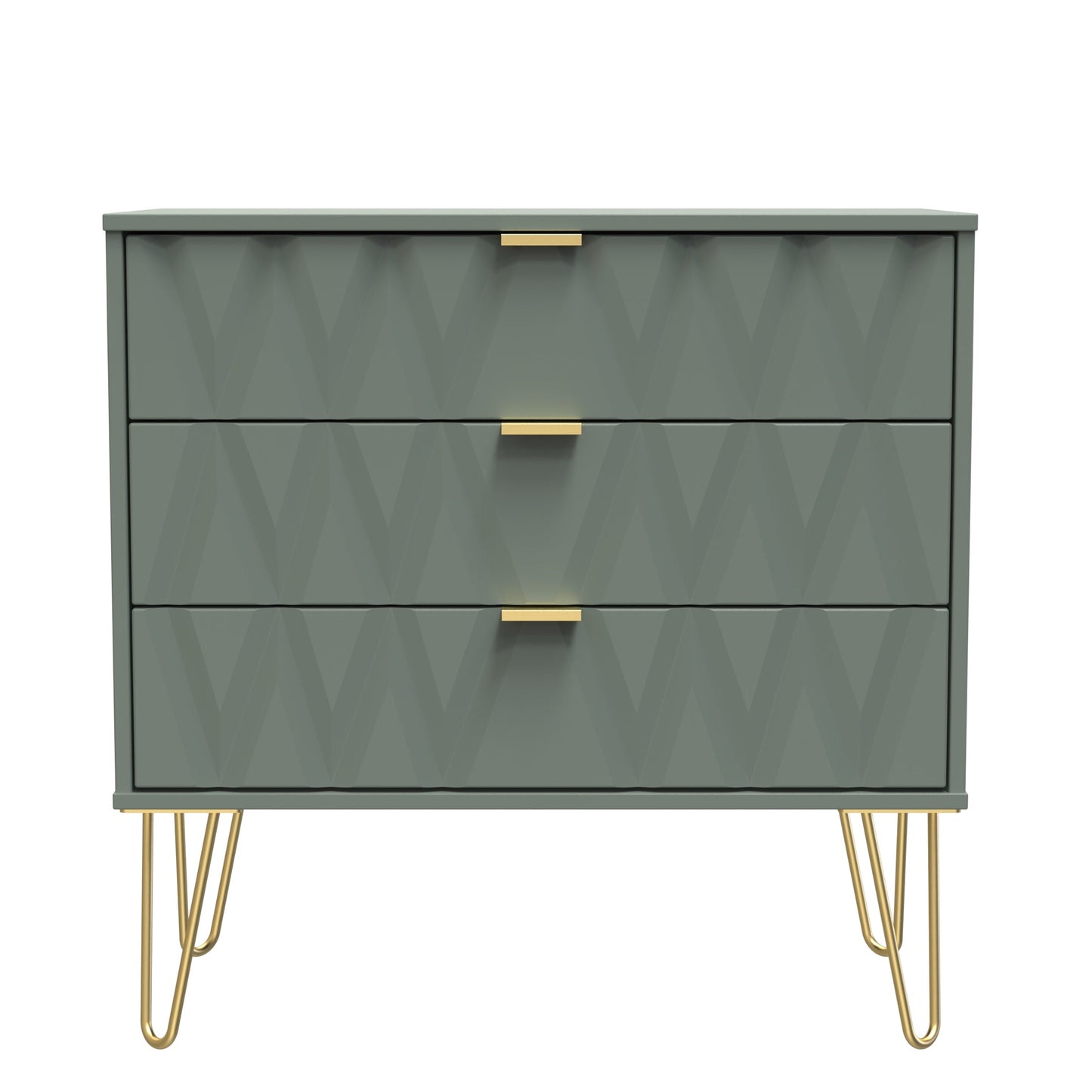 Diamond Chest of Drawers Not Applicable 3 Drawers 77cm