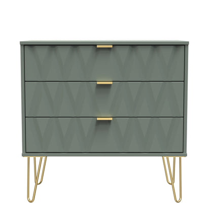 Diamond Chest of Drawers Not Applicable 3 Drawers 77cm