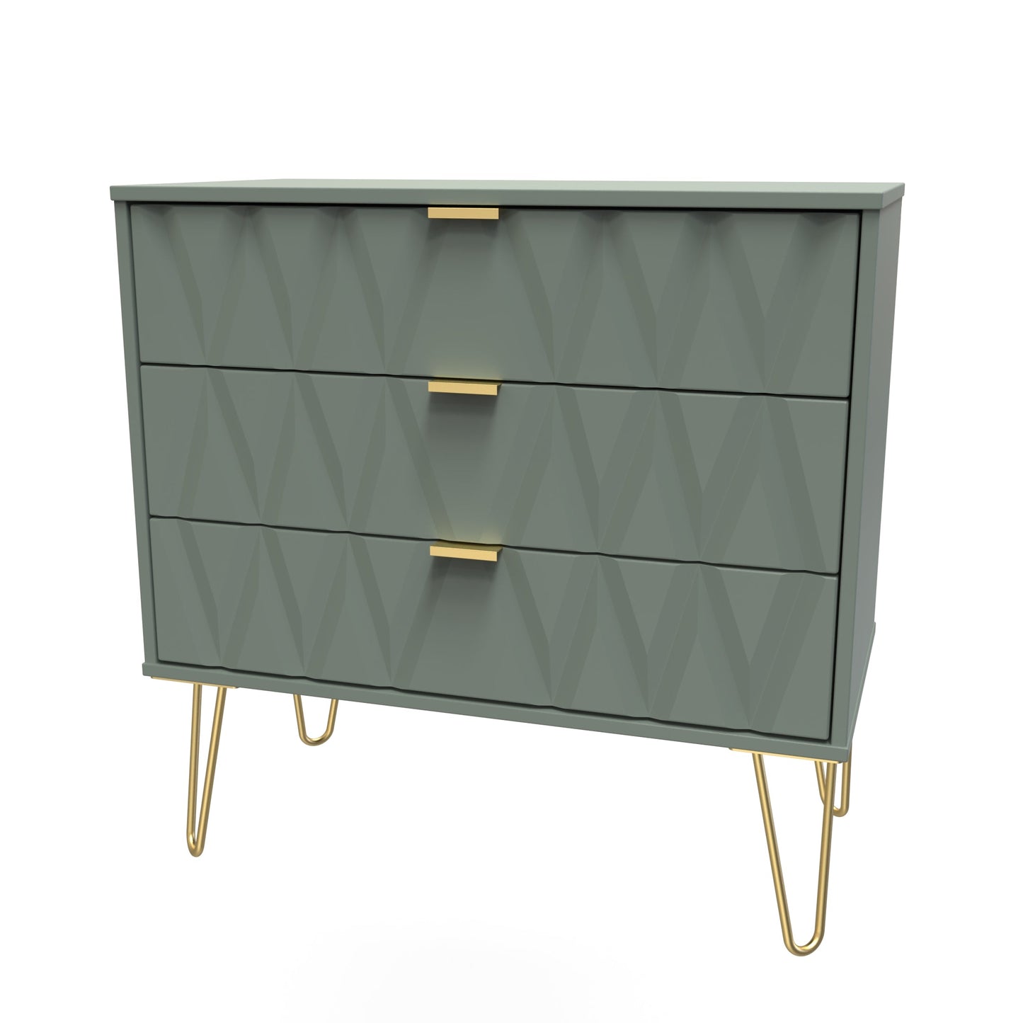Diamond Chest of Drawers Not Applicable 3 Drawers 77cm