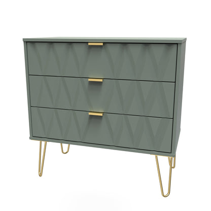Diamond Chest of Drawers Not Applicable 3 Drawers 77cm