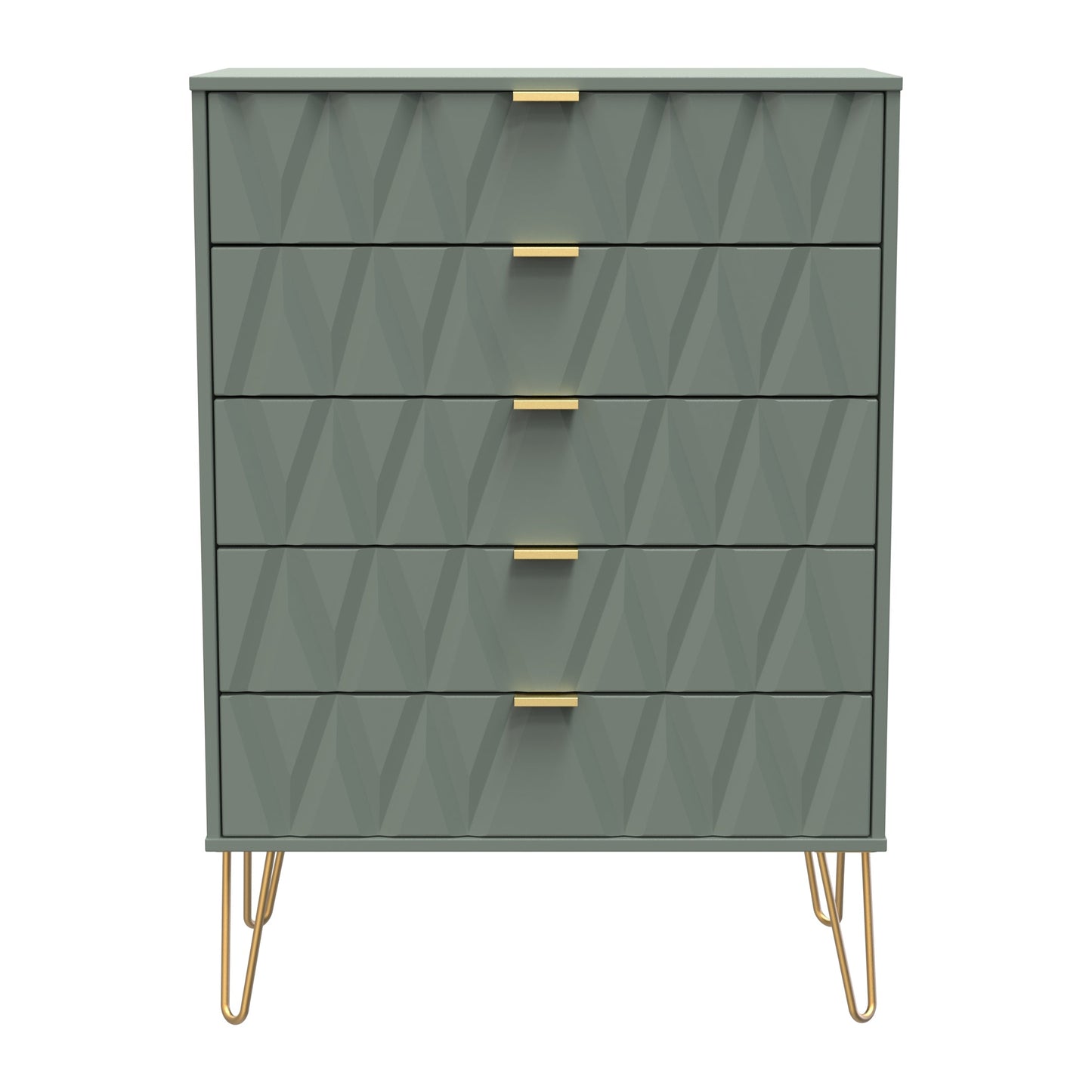 Diamond Tall Chest of Drawers Not Applicable 5 Drawers 109cm