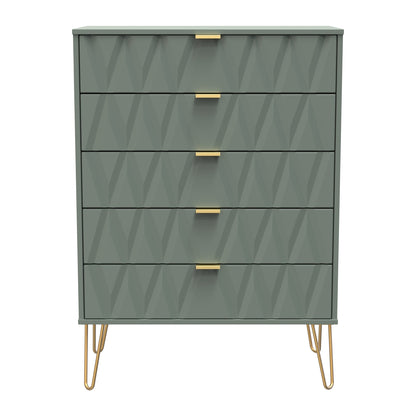 Diamond Tall Chest of Drawers Not Applicable 5 Drawers 109cm