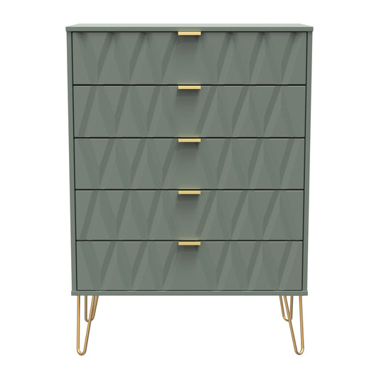 Diamond Tall Chest of Drawers Not Applicable 5 Drawers 109cm