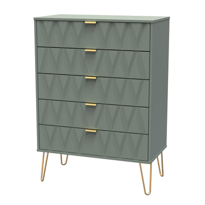 Diamond Tall Chest of Drawers Not Applicable 5 Drawers 109cm
