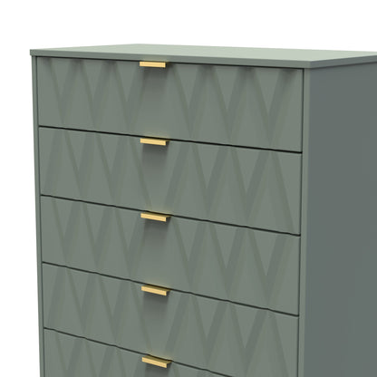 Diamond Tall Chest of Drawers Not Applicable 5 Drawers 109cm