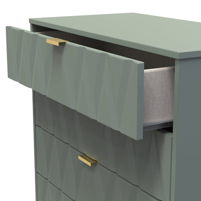 Diamond Tall Chest of Drawers Not Applicable 5 Drawers 109cm