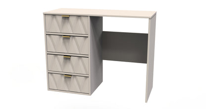 Diamond Desk Off-White 4 Drawers 97cm
