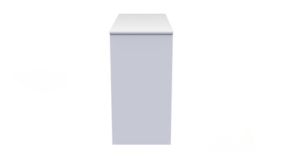 Diamond Desk White 4 Drawers 97cm