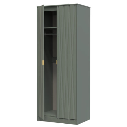 Diamond Tall Wardrobe Not Applicable 2 Doors 197cm