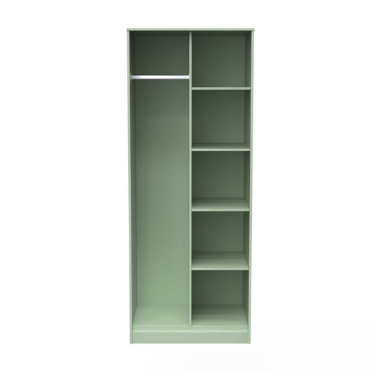 Diamond Tall Wardrobe Not Applicable 5 Shelves 197cm