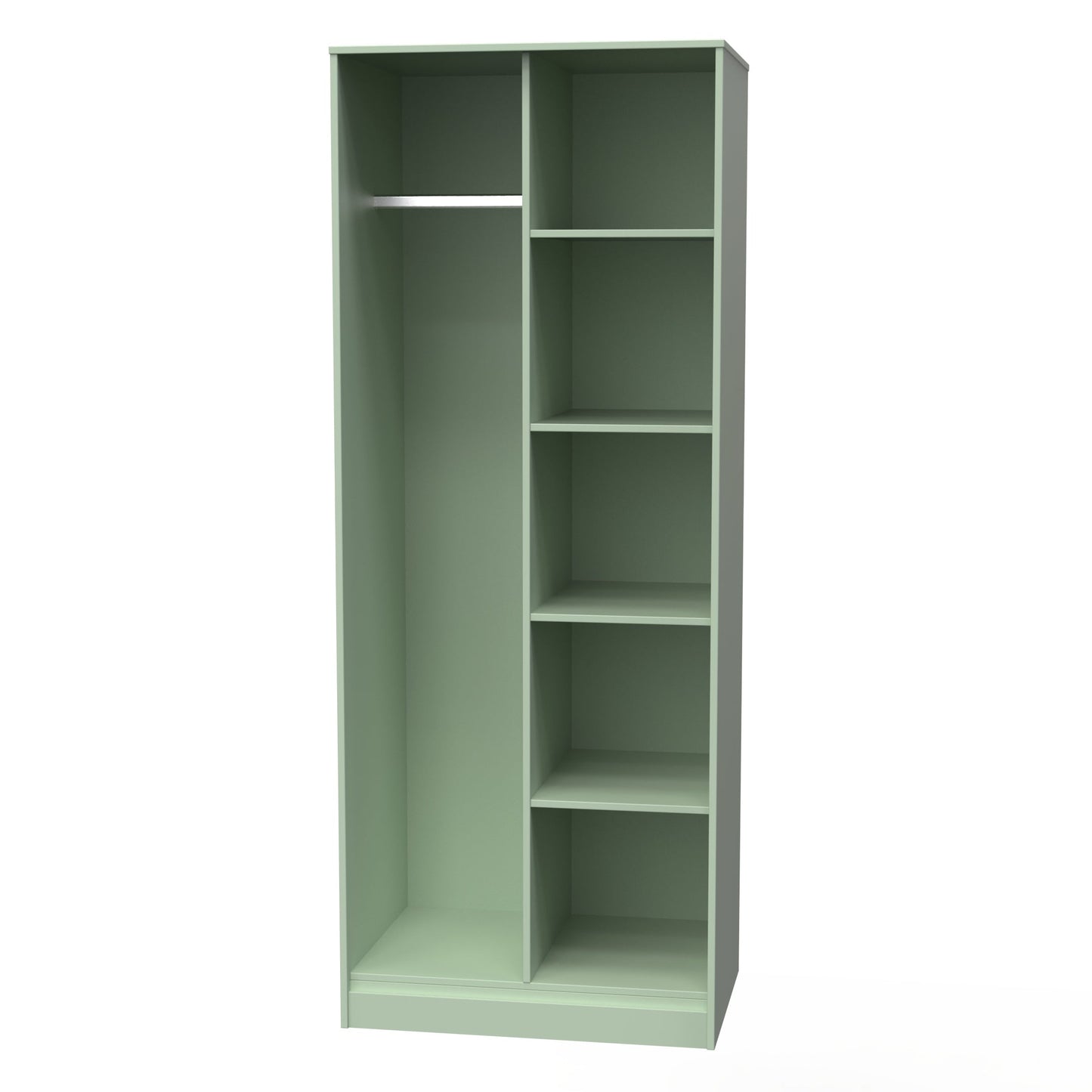 Diamond Tall Wardrobe Not Applicable 5 Shelves 197cm