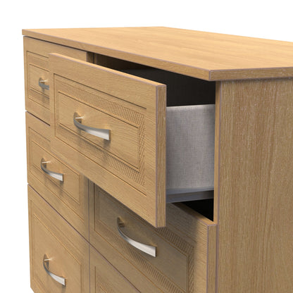 Dorset Large Chest of Drawers Oak 6 Drawers 110cm