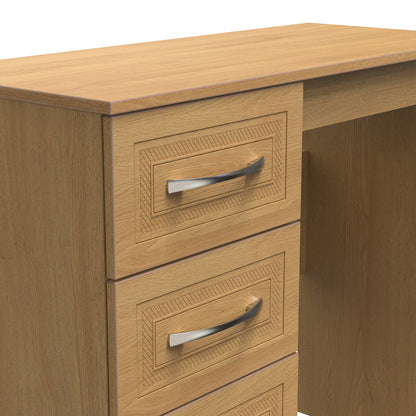 Dorset Desk Oak 3 Drawers 90cm