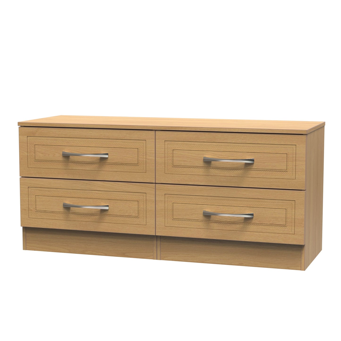 Dorset Large Chest of Drawers Oak 4 Drawers 110cm