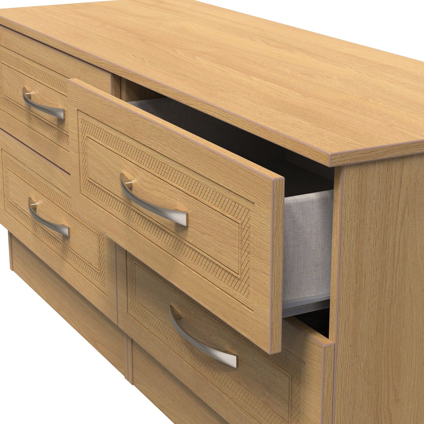 Dorset Large Chest of Drawers Oak 4 Drawers 110cm