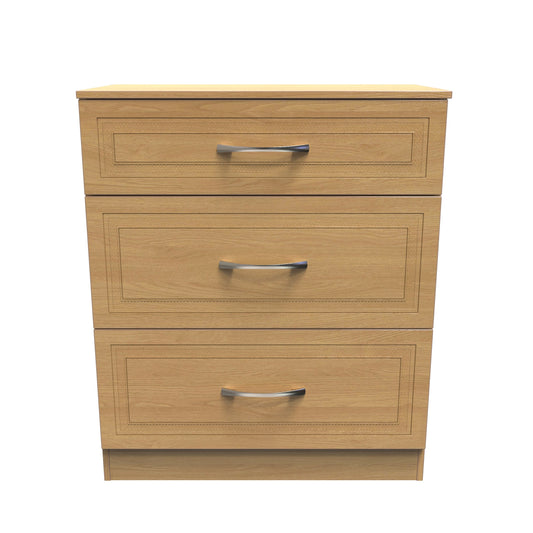 Dorset Chest of Drawers Oak 3 Drawers 89cm