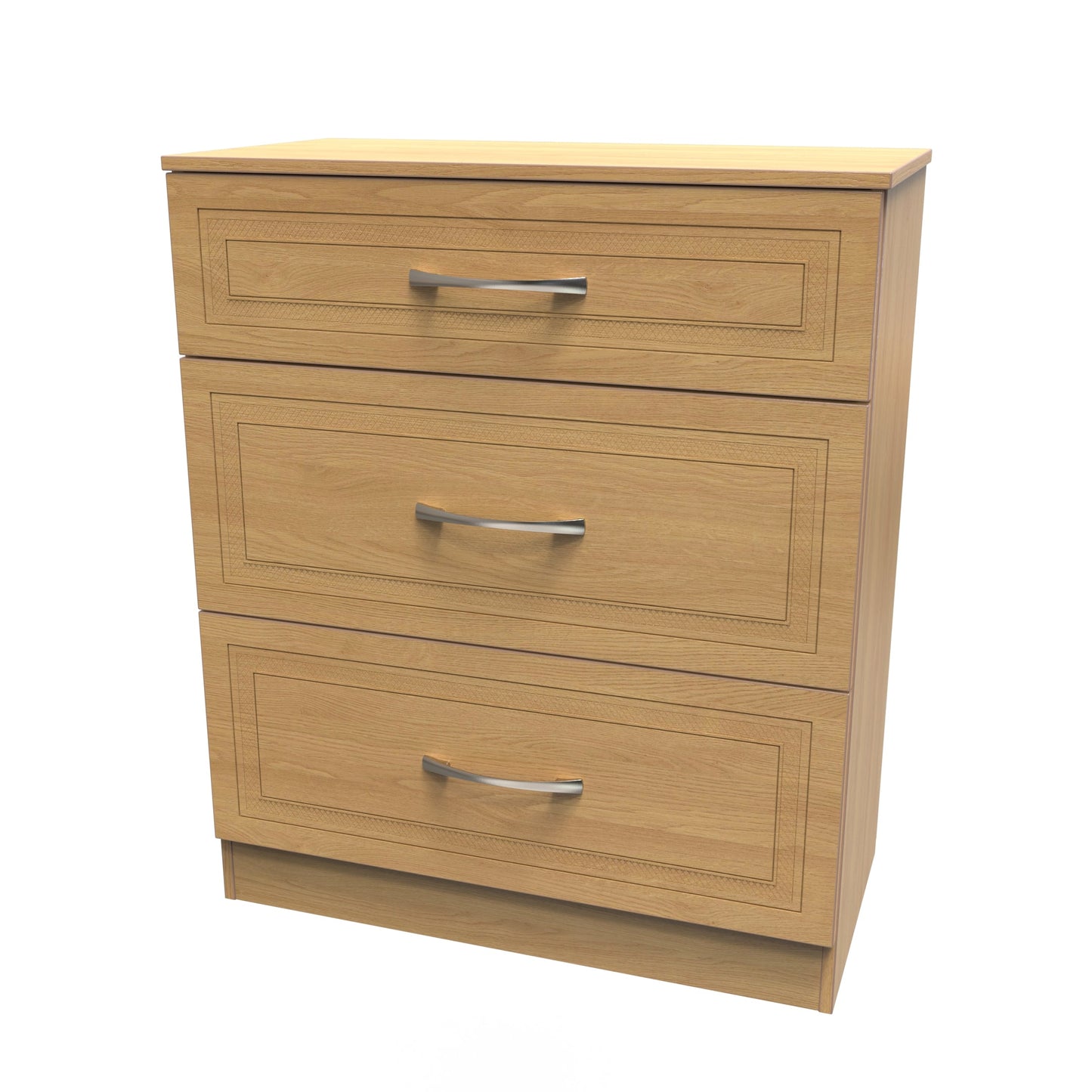 Dorset Chest of Drawers Oak 3 Drawers 89cm
