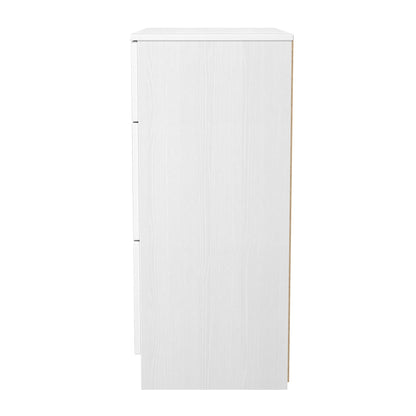 Dorset Chest of Drawers White 3 Drawers 89cm
