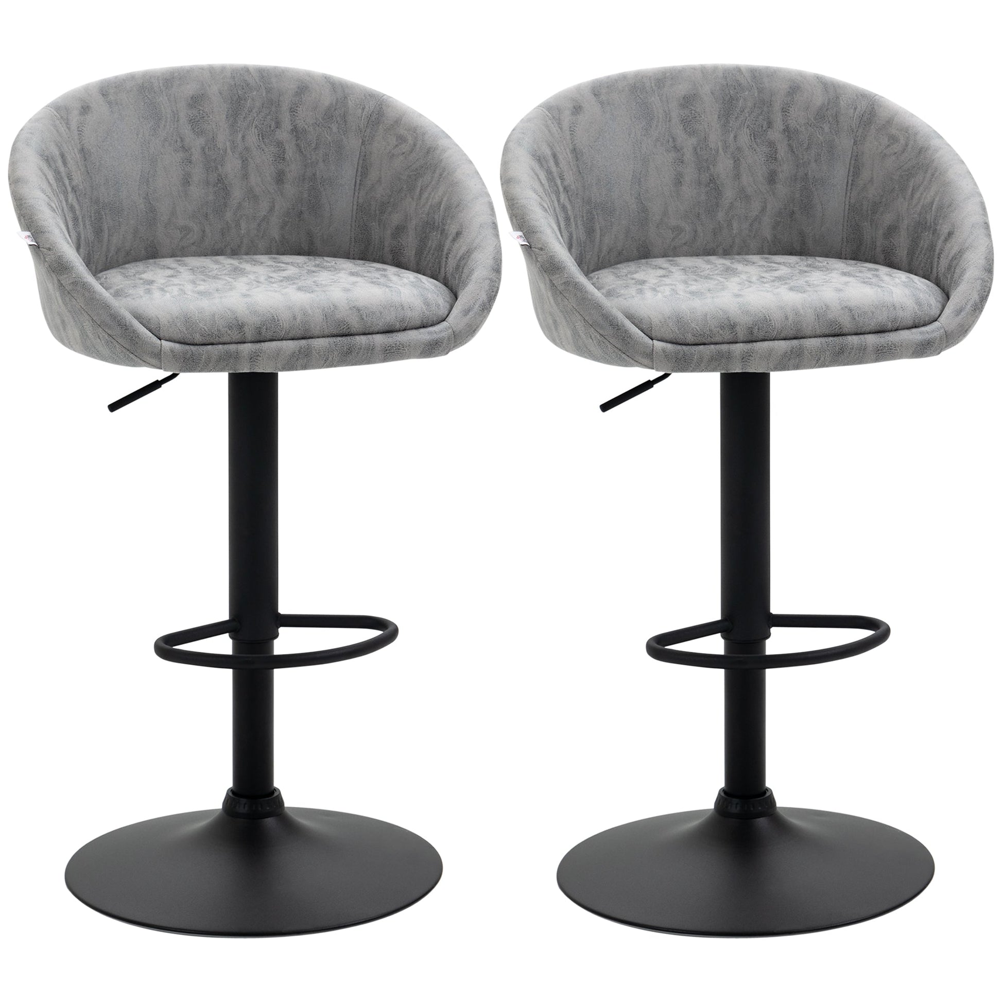 Modern Adjustable Bar Stools Set of 2 Primary Image