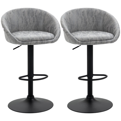 Modern Adjustable Bar Stools Set of 2 Primary Image