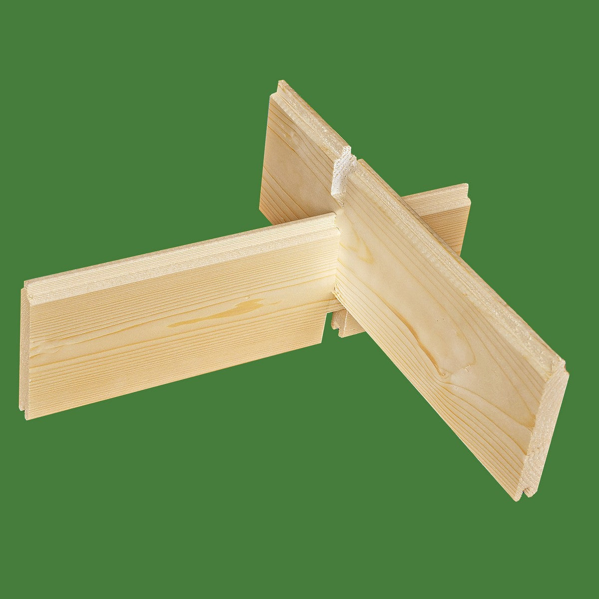 Shire Emneth 6' 10" x 9' 9" Pent Log Cabin - Premium 19mm Cladding Log Clad