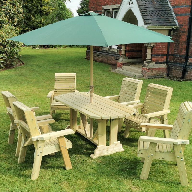 Ergo Garden Patio Dining Set 6 Seats