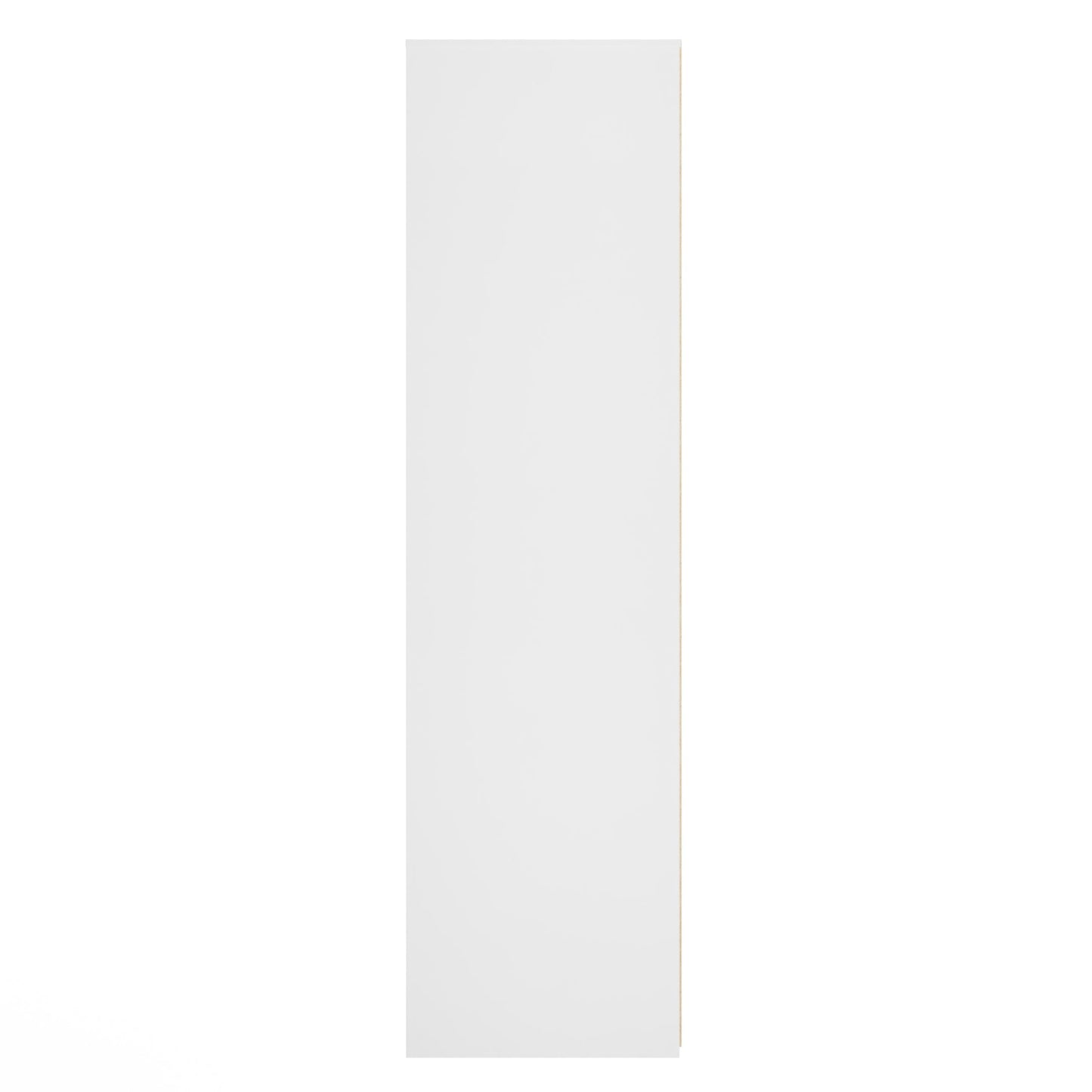 Fluted Tall Wardrobe Teal & White 1 Shelf 197cm