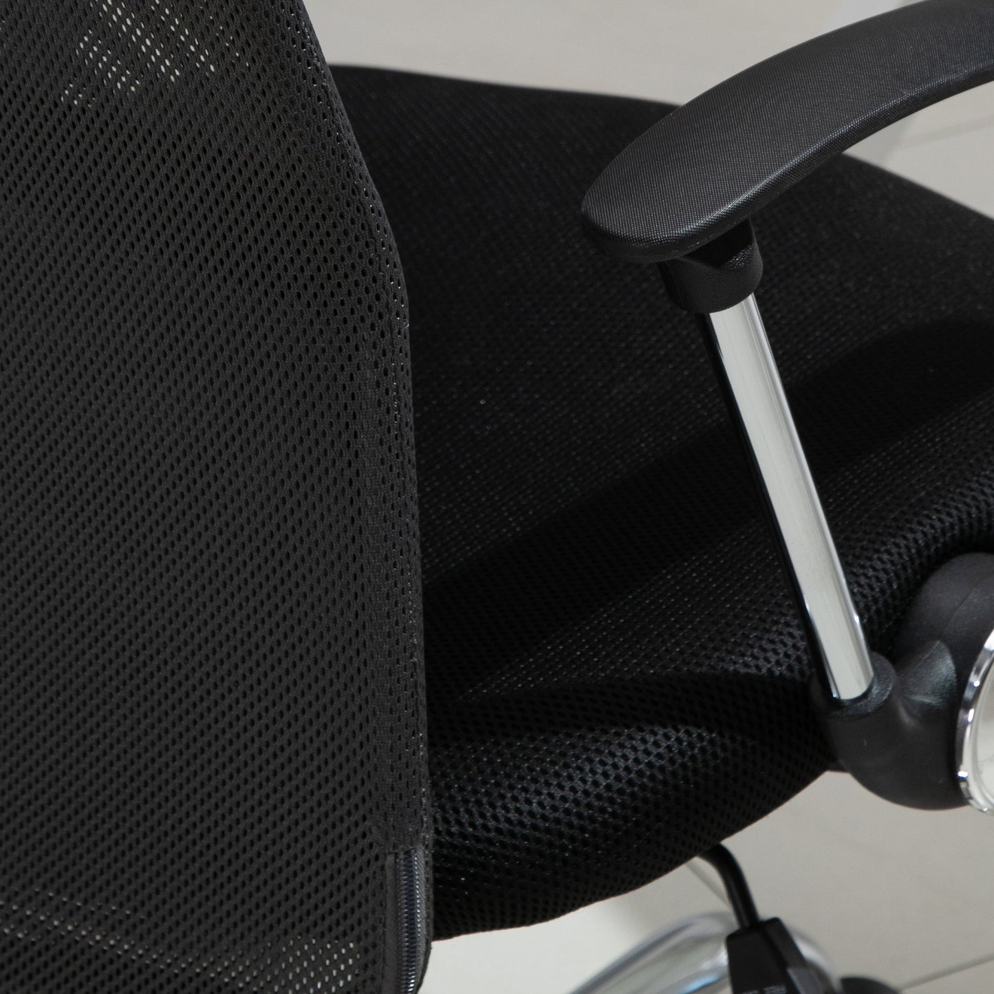 Ergonomic Office Chair Mesh Chair with Adjustable Height Tilt Function Black