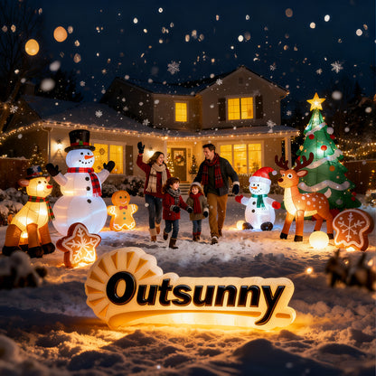 Santa Inflatable Christmas Decoration - 275cm