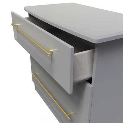 Haworth Chest of Drawers Grey 3 Drawers 77cm