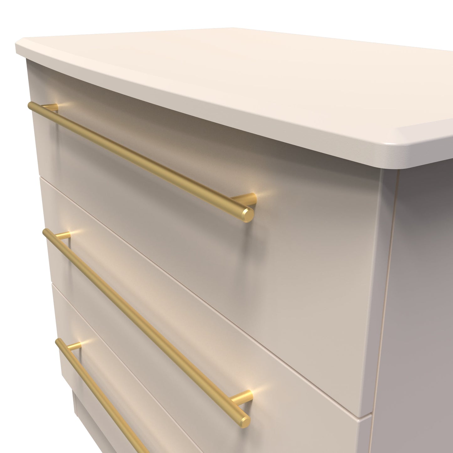 Haworth Chest of Drawers Off-White 3 Drawers 77cm