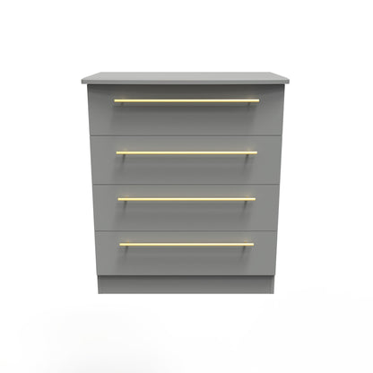 Haworth Chest of Drawers Grey 4 Drawers 89cm