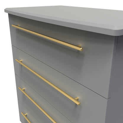 Haworth Chest of Drawers Grey 4 Drawers 89cm
