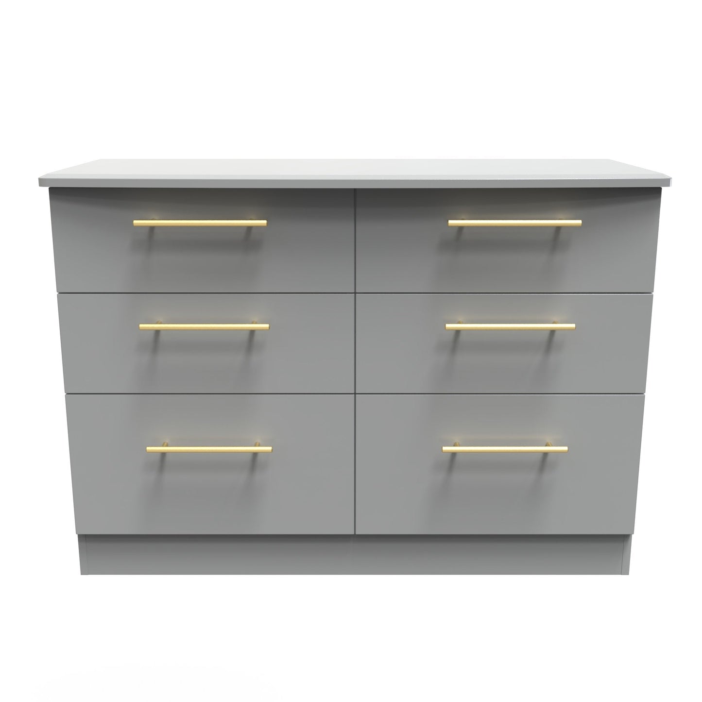 Haworth Large Chest of Drawers Grey 6 Drawers 112cm