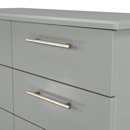 Haworth Large Chest of Drawers Grey 6 Drawers 112cm