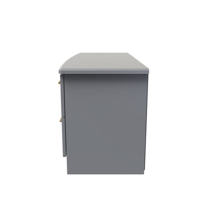 Haworth Large Chest of Drawers Grey 4 Drawers 112cm