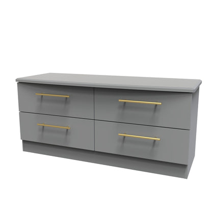 Haworth Large Chest of Drawers Grey 4 Drawers 112cm
