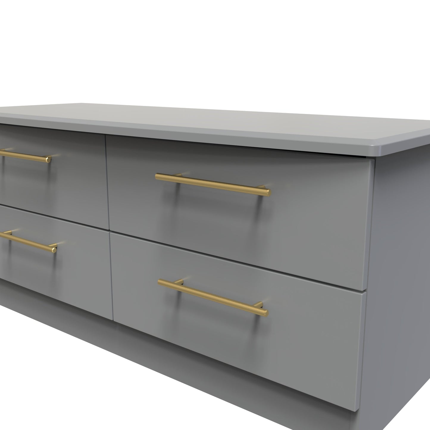 Haworth Large Chest of Drawers Grey 4 Drawers 112cm