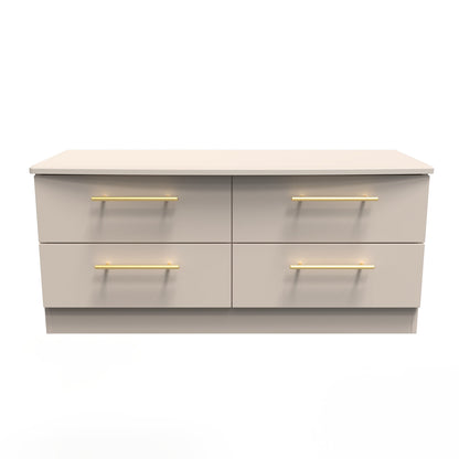 Haworth Large Chest of Drawers Off-White 4 Drawers 112cm
