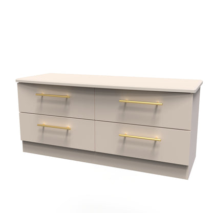 Haworth Large Chest of Drawers Off-White 4 Drawers 112cm