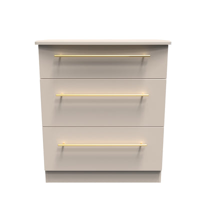 Haworth Chest of Drawers Off-White 3 Drawers 42cm