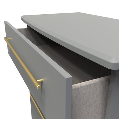 Haworth Tall Chest of Drawers Grey 4 Drawers 108cm